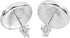 AeraVida Nice Round White Mother of Pearl .925 Sterling Silver Stud Earrings | Elegant Sterling Silver Stud Earring for women | 13 mm Width...