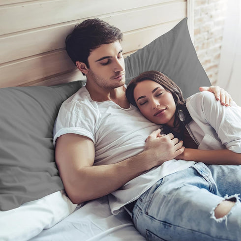 EVOLIVE Ultra Soft Microfiber Body Pillow Cover/Pillowcases 21"x54" with Hidden Zipper Closure (21"x54" Body Pillow Cover, Charcoal Grey)...