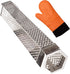 Pellet Smoker Tube & Heat Resistant BBQ Glove | 12 Inch Smoker Box Tube For All Electric, Gas, Charcoal Grills & Smokers | Suitable For Hot & Cold...