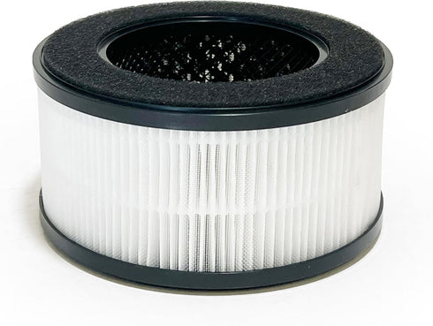 Nispira BS-01 3-In-1 True HEPA Filter Replacement Compatible with Slevoo Air Purifier BS-01 | Removes Smoke, Chemical VOCs, Odor | 1 Pack...