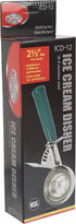 Winco ICD-12 No.12 Ice Cream Disher with Plastic Handle, Green...