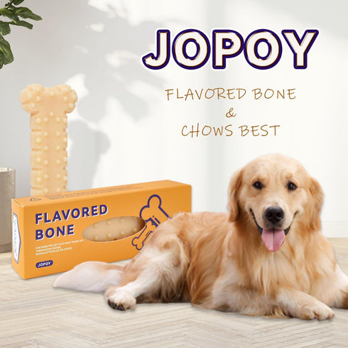 Dog Chew Toys for Aggressive Chewers Large Breed, Non-Toxic Nlyon Indestructible Dog Toys, Tough Durable Puppy Chew Toy for Medium Large Dogs - Fu...