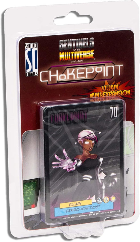 Greater Than Games Sentinels of The Multiverse: Chokepoint Mini Expansion - Character Expansion, Villian, RPG Card Game...