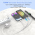 100W Multi Charging Cable for Apple Watch Charger, iPhone 15 Retractable Charging Cable with Type C 100W+IP 27W+iWatch Charger Retractable Phone C...