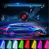 Led Interior Car Lights, Controller Led Lights for Cars, Multicolor Music Underglow Lighting Kits with Wireless Control and Sound Active Function,...
