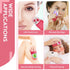 AURUZA Ice Face Roller and Gua Sha Set, Ice Roller for Face & Eye Puffiness Relief Beauty Facial Rollers Mold Icing Massage Skin Care Tools for Br...