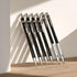 Nicpro 6 PCS Art Mechanical Pencil Set, Black Metal Drafting Pencil 0.3, 0.5, 0.7, 0.9 mm & 2PCS 2mm Graphite Lead Holder(4B 2B HB 2H) For Writing...