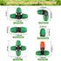 Drip Irrigation Fittings Kit for 1/4" Tubing, 65 Pcs Drip Line Lock Barbed Connectors for Drip Systems - 18 Couplings, 15 Tees, 12 End Caps,1 0 El...