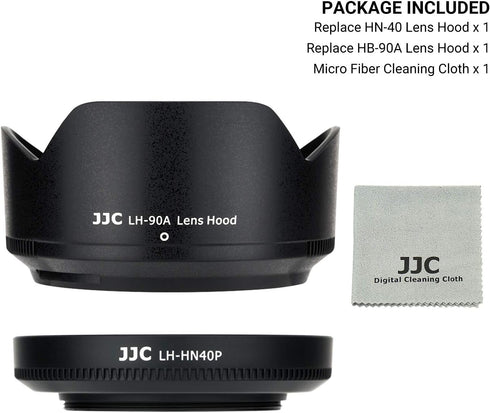 (1+1) Screw on + Bayonet Lens Hood Shade for Nikon Z30 Z50 Z fc Dual Lens Kit (Nikkor Z DX 16-50mm & 50-250mm) Replaces HN-40 and HB-90A Lens Hood...