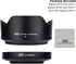 (1+1) Screw on + Bayonet Lens Hood Shade for Nikon Z30 Z50 Z fc Dual Lens Kit (Nikkor Z DX 16-50mm & 50-250mm) Replaces HN-40 and HB-90A Lens Hood...