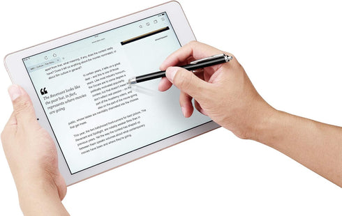 Stylus Pens for Touch Screens with Thin Fiber Tips (Pink/Purple/Aqua Blue)...