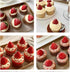 5 Pcs Strawberry Baking Mold 3D Cupcake Strawberry Mold Strawberry Silicone Fondant Mold for DIY Topper Decorating Cake Chocolate Cookies Sugar Po...