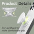 Trendy Checkerboard Phone Grip - Sleek, Expandable, Collapsible - Non-Slip, Durable, Universal Fit - Ideal for Style-Conscious Users (White)...