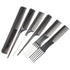 10Pcs Hairdressing Comb Set Hair Styling Pro Kit Professional Barber Salon Gift Black Colour Set - Portable Set Hair Care Style Accessory Comb for...