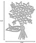 SunnyKids Flower Decoration Metal Cutting Die Cuts, Flower Decoration Stencils DIY Crafts Cards Cutting Dies Cuts for DIY Embossing Card Making Ph...