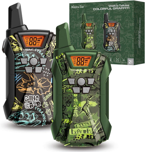 Walkie Talkies for Kids, Long Range Walky Talky, Two Way Radio Kid Toy, Birthday Gift for 3-12 Year Old Girl, Boy and Family for Outdoor, Camping,...