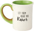 Enesco Our Name is Mud “Tea Rex” Stoneware Coffee, 16 oz. Sculpted Mug, Green,6000549...