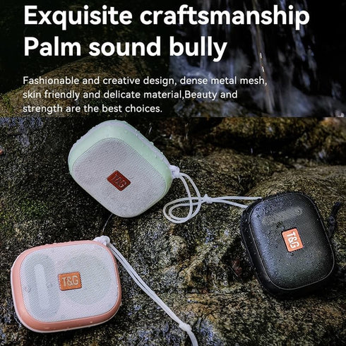 Bluetooth Waterproof Speaker for Shower, Only 200g Light Weight Small Bluetooth Speaker, Portable Speaker Suitable for in Bathroom, Pools, boating...