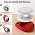 Airtag Holder Air Tag Case with 2 Keychains, Waterproof TPU Shell Protective Case with All Metal Keychain Stainless Steel Key Ring Clip, Airtag Ac...