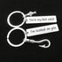 Vadaka Couple Keychain I'm Hooked on You You're My Best Catch Keychain Set Fisherman Gift Fishing Lure Jewelry Couple Gift for Lovers Boyfriend Gi...