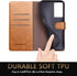 SUANPOT for Samsung Galaxy S21 Ultra 6.8" with RFID Blocking Leather Wallet case Credit Card Holder,Flip Folio Book Phone case Shockproof Cover Wo...