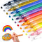 JR.WHITE Acrylic Paint Pens Paint Markers for Rock Painting, Canvas, Wood, Glass, Fabric, Metal, Plastic, Arts Crafts Easter Eggs, Pumpkin, Scrapb...