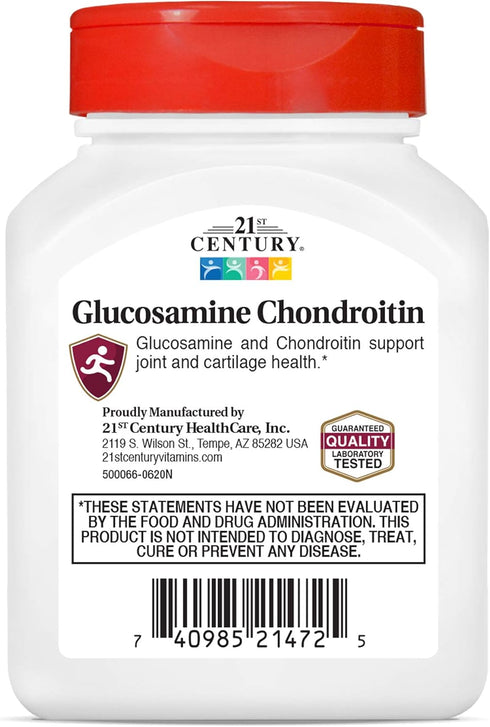 21st Century Glucosamine Chondroitin 250/200mg - Original Strength, 60 Count...