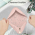 Travel Makeup Brush Holder, Magnetic Anti-fall Out Silicon Portable Cosmetic Face Spacious Brushes Holder, Skinsoft and Sleek Makeup Tools Organiz...