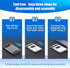 SSD HDD Hard Drive Enclosure 2.5" inch SATA III USB 3.0 Caddy Case External Reader Laptop Fast Data Trasfer UASP Cable Included Tool-Free LED Indi...
