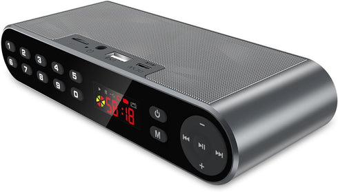 Bluetooth/FM Radio/MP3 Player Portable Wireless Speaker (Black)...