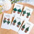 KEOKER Clay Cutters for Polymer Clay Jewelry, Cactus Polymer Clay Cutters for Earrings jewelry Making, 10 Shapes Potted Plant Clay Earrings Cutter...