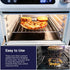 Large Oven Liners for Bottom of Oven, 3 Pack Heavy Duty Oven Mat Set, Thick Oven Liners for Bottom of Electric Oven, Reusable Oven Protector Liner...