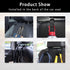Car Seat Headrest Hooks, 4 Pack Auto Durable Backseat Hangers Storage Organizer, Universal Car Interior Accessories for Purse, Grocery Bags, Handb...