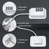 Fridge Lock, Upgraded Refrigerator Lock Combination, Freezer Lock for Upright Freezer, Cabinet Lock with Code for Child Safety, Refrigerator Lock ...