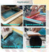 INTBUYING Screen Printing Squeegee Ink Squeegee Wooden Oiliness Scraper 75 Durometer 13inches Long 4 inches Wide with Rubber Blade and Wooden Hand...