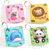Mini Notebooks, 4 PCS Tiny Cute Animals Pocket Notebooks, Aesthetic Notebook Small Journal Thick Hardcover Blank Pages Memo Notepad for School Sup...