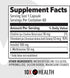 10X Health MIC Chromium Supplement with Choline, Inositol & L Methionine - 60 Capsules...
