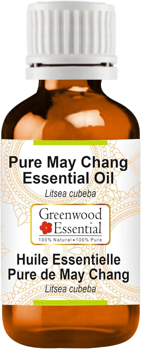 Pure May Chang Essential Oil (Litsea cubeba) Steam Distilled 30ml (1.01 oz)...