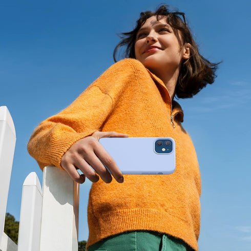 Miracase Compatible with iPhone 12 Case and iPhone 12 Pro Case, Liquid Silicone Gel Rubber Full Body Protection Shockproof Drop Protection Phone C...