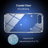 TENOC Phone Case Compatible with iPhone SE (2nd 2020 and 3rd 2022 Generation) & iPhone 7 & iPhone 8, Glitter Case Clear Sparkling Protective Bumpe...