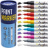 Acrylico- 12 Paint Pens Acrylic Markers Paint Markers For Metal-Fabric Paint Pens, Art Supplies, Acrylic Paint Markers, Acrylic Paint Pens rock pa...