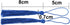 VAPKER 100 Pieces Blue Tassels 13cm/5-Inch Silky Handmade Soft Tassels Floss Bookmark Tassels with 2-Inch Cord Loop for Jewelry Making, DIY Projec...