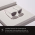 Readerest Polarized Sunglasses, Premium Square Sunglasses with Clear Frame and Black Shades, Full UV 400 Protection for Men and Women...