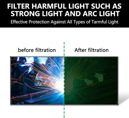 Welding Hardened Glass Filter Lenses Plate, 2" x 4.25", Shade 11, 2PCS...