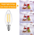 LED Light Bulbs E14 Base Warm White 2700K 60W Dimmable European Light Bulbs for Turkish Lamp, E14 Bulb 6W LED Candle Bulb, 6 Pack...