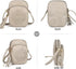 Triple Zip Crossbody Bags for Women Small Cute Travel Purse and Boho Cross Body Wallet for Cell Phone, Vegan Leather...