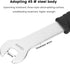 Oumers Bicycle Pedal Wrench, Long Handle Bike Pedal Spanner 15 mm Bike Pedal Remover Wrench Cycling Pedal Wrench for Mountain Bike Maintenance...