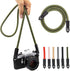 Camera Strap Vintage 100cm Nylon Climbing Rope Camera Neck Shoulder Strap for Micro Single and DSLR Camera.(Army Green)...