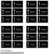 Black Cutlery Sign Stickers - Self Adhesive Peel and Stick Labels for Marking Forks, Spoons and Knives Storage...