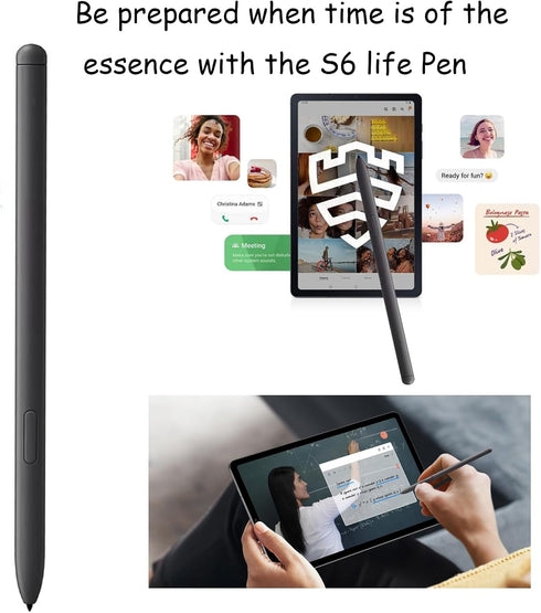 2 Pack S6 Lite Stylus Pen for Samsung Galaxy Replacement for Samsung Galaxy S6 Lite S Pen SM-P610N,P615,P610 Stylus S6 Pen(Grey)...